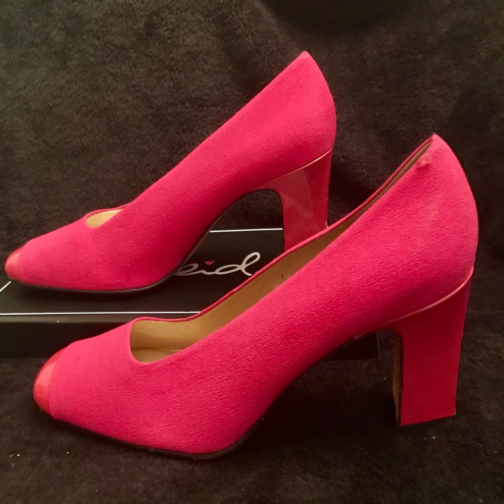 Moda Spana Fushia Heels Size -9M - Picture 2 of 6